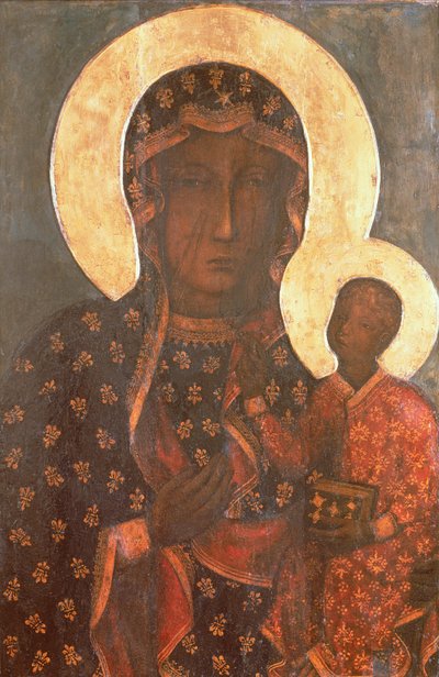The Black Madonna of Jasna Gora by Russian School